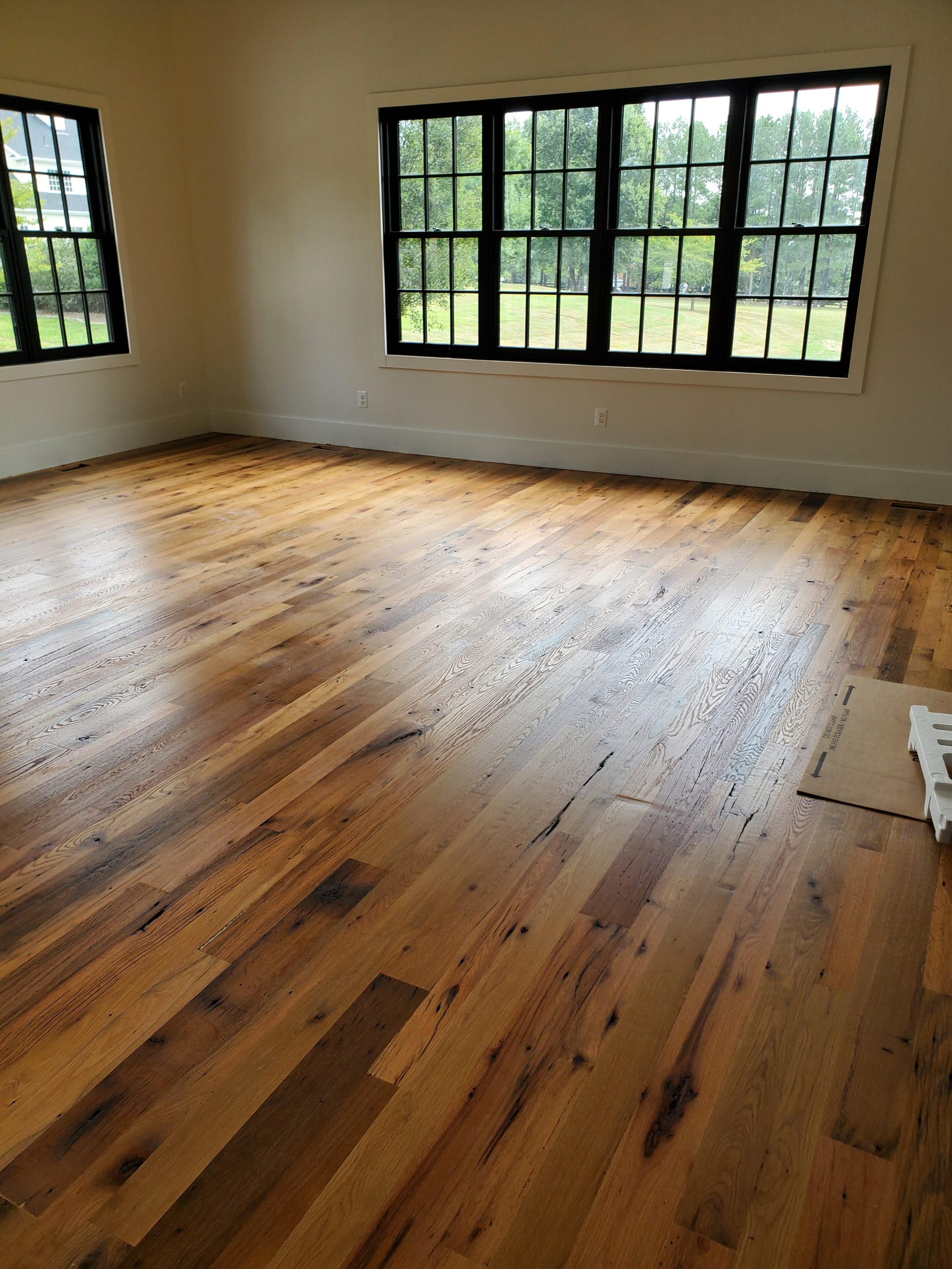 Unison, VA Pool House interior flooring and windows